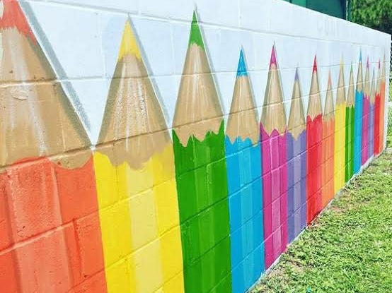 Play School Wall Painting