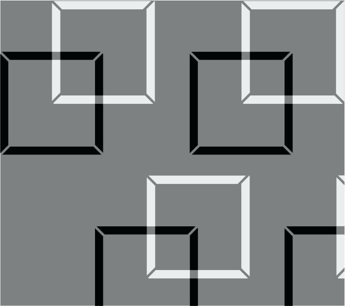 Geometric square Stencil